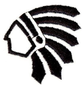 277x300 Indian Chief Silhouette Embroidery Designs, Machine Embroidery