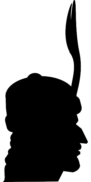 320x640 Indian, Vampire, Man, Profile, Silhouette