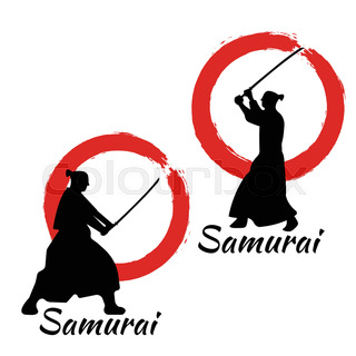 320x320 Silhouettes Of Dancers Of Japanese Theatre Kabuki And Silhouettes