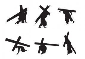 Silhouette Jesus On Cross at GetDrawings | Free download