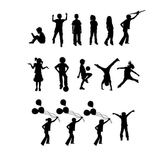 690x620 14 Silhouettes Of Children Bing Gallery