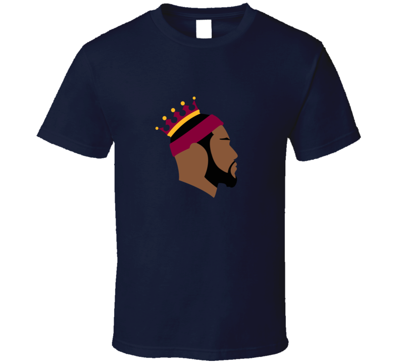 792x719 James King Cleveland Silhouette Basketball T Shirt