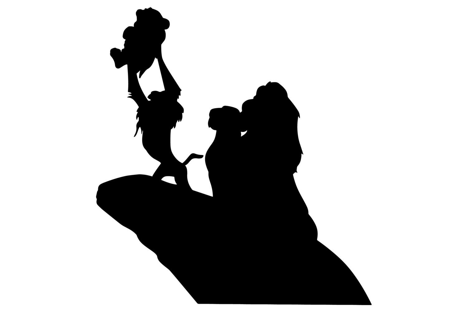 1500x1000 Lion King Hakuna Matata Silhouette