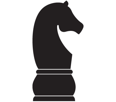 400x350 Chess Clipart Black Knight