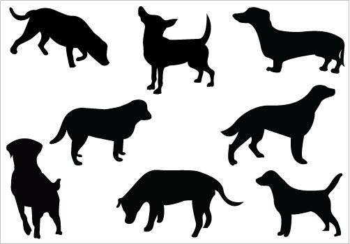502x351 Free Lab Silhouette, Hanslodge Clip Art Collection