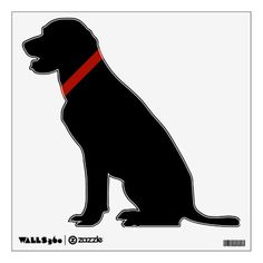 236x236 Lab Labrador Dog Outline Silhouette Decal Sticker Dog Outline