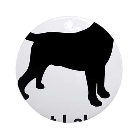 460x460 Got Labs Silhouette Ornament (Round) By Dakotasden