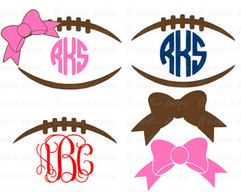 340x270 Football Lace Svg Etsy