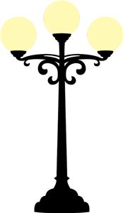 174x300 Street Lamp Svg Street Lamp, Street And Silhouettes