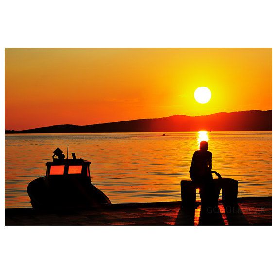 570x570 Sunset Landscape Silhouette Photography Color By Gonulk On Etsy