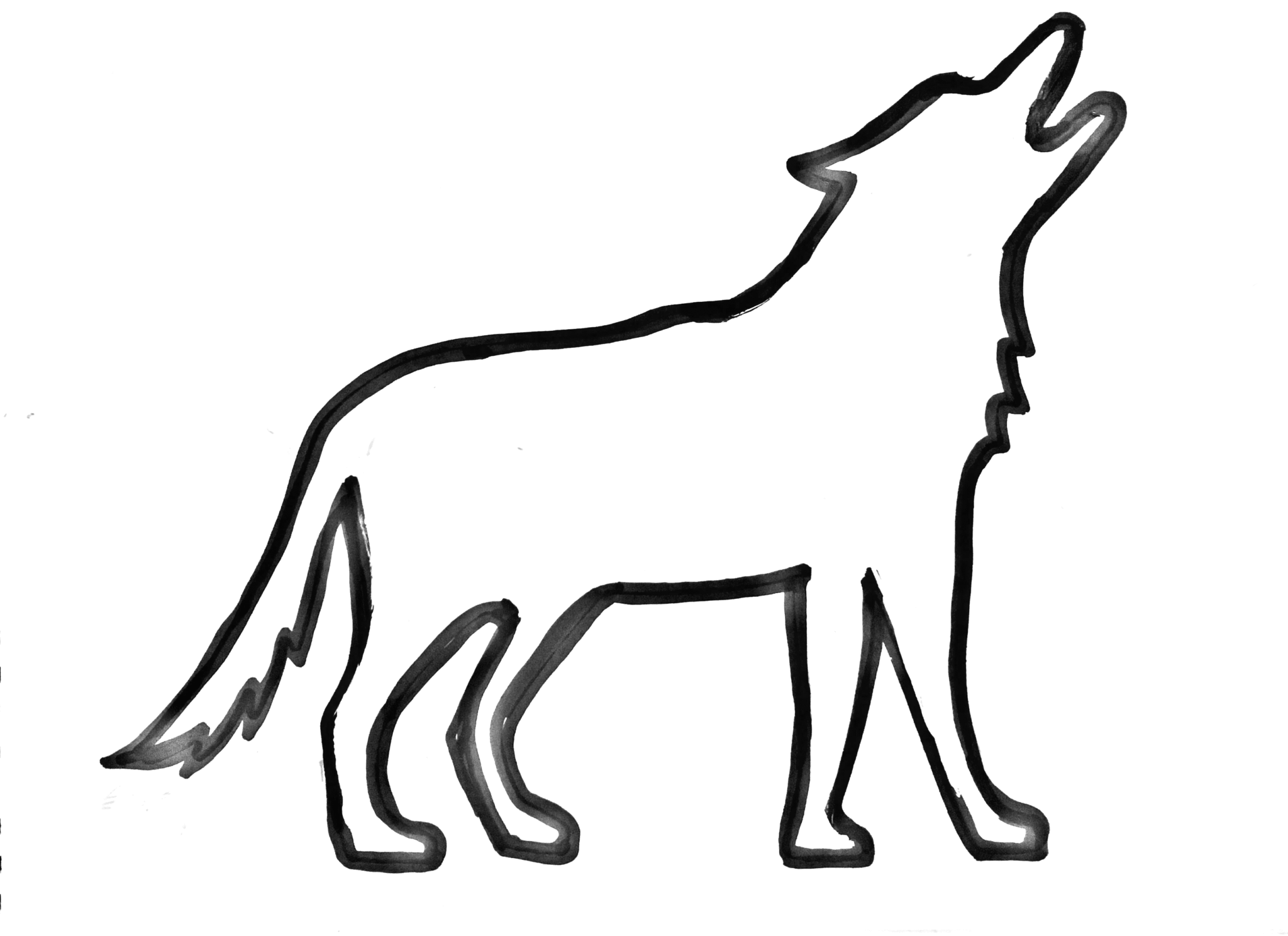 2048x1488 How To Paint A Bear Silhouette Landscape