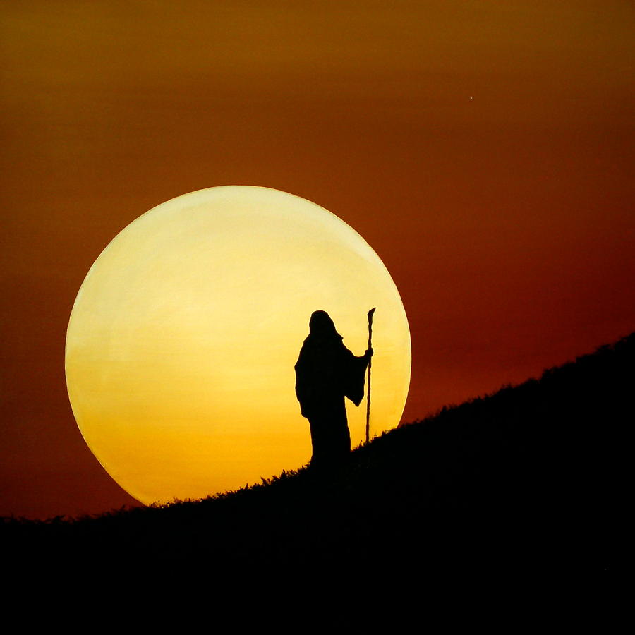 900x900 Light My Way 3 Painting By Ric Nagualero