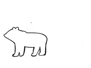 300x224 How To Paint A Bear Silhouette Landscape