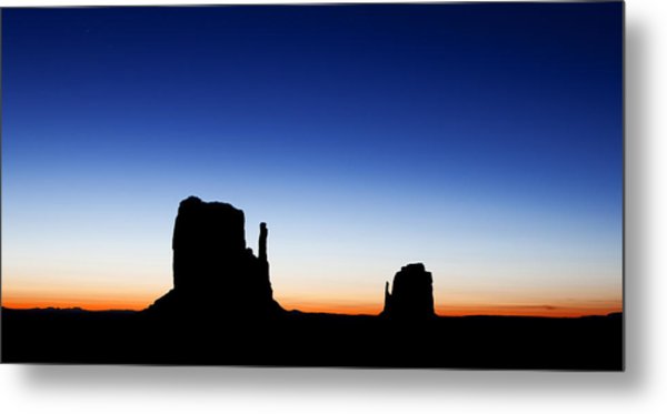 600x373 Silhouette Of The Mitten Buttes In Monument Valley Photograph By