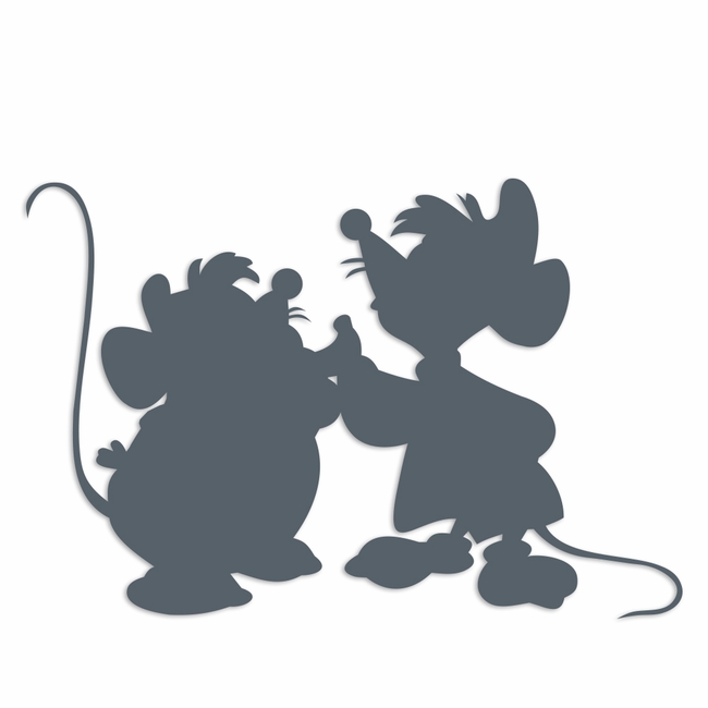 650x650 Cinderella Mice Laser Die Cut Cinderela