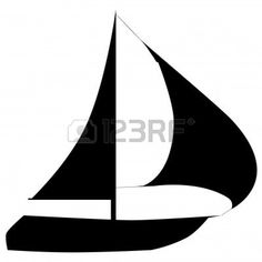 236x236 Sailboat Clipart Silhouette