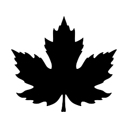 263x262 Free Svg Pdf Png Jpg Eps Maple Leaf Silhouette Writing On