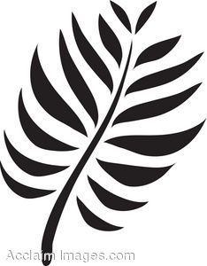 234x300 Fern Leaf Silhouette Clip Art