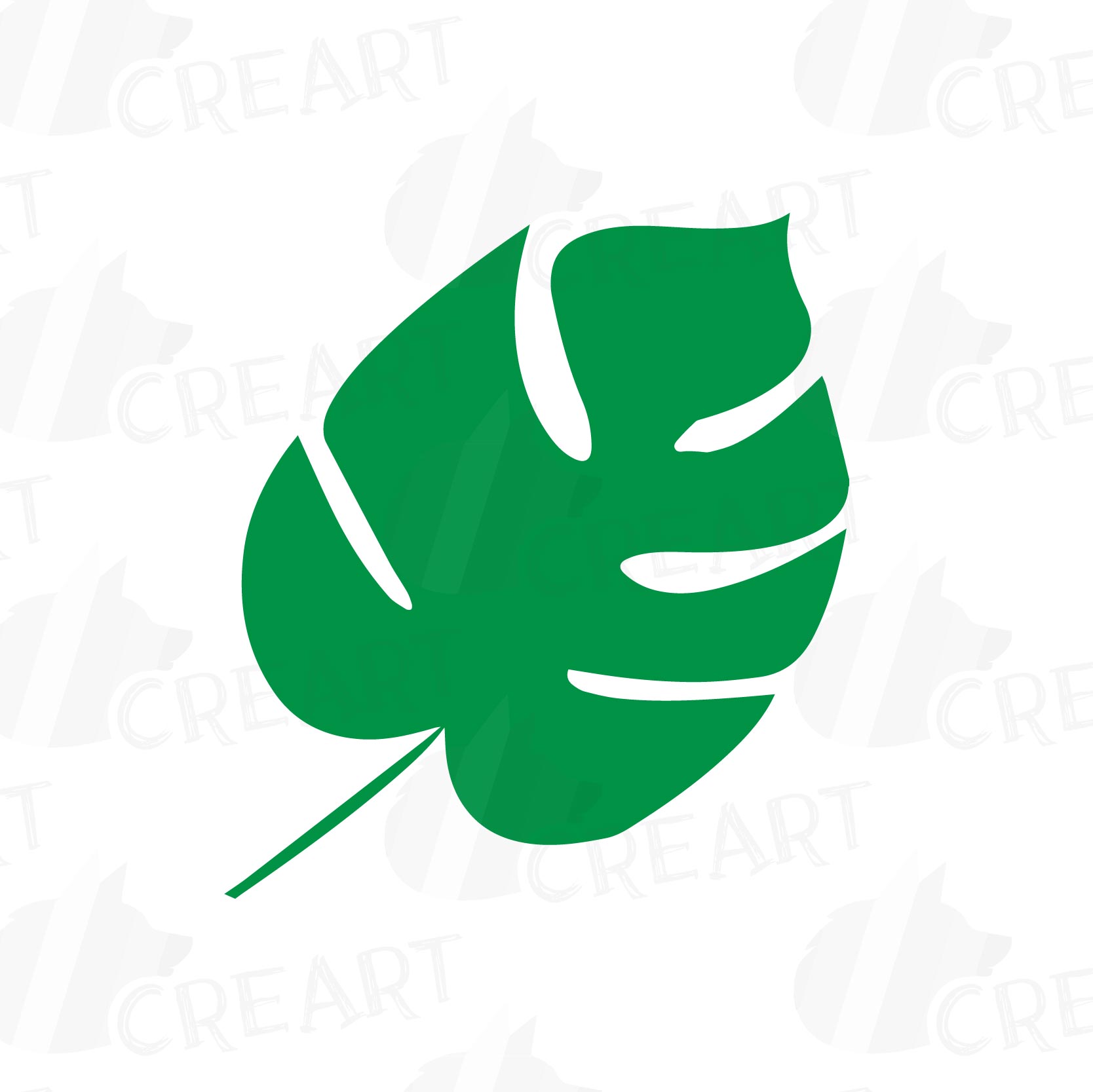 1668x1667 Tropical Leaf Silhouette Clip Art Pack, Design Bundles