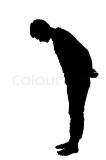 213x320 Side Profile Portrait Silhouette Of A Teenage Boy Leaning Forward