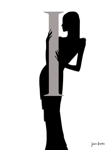 450x600 Jason Brooks Store Silhouette Alphabet I