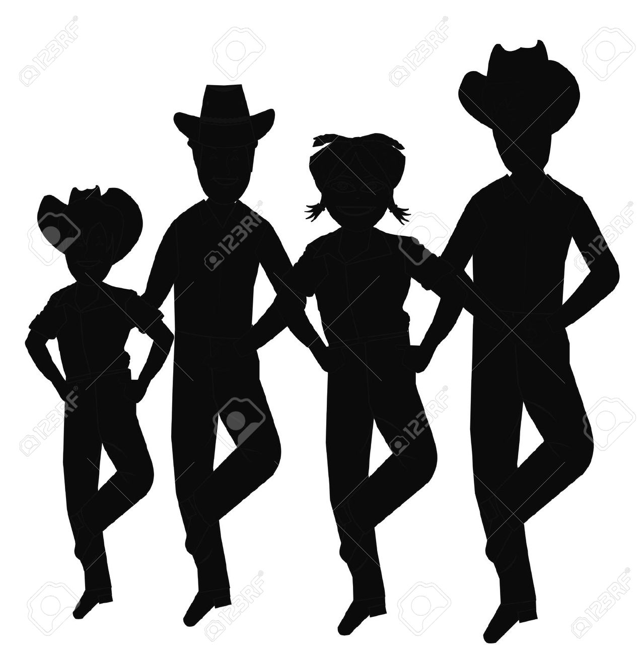 1277x1300 Line Dancing Clipart