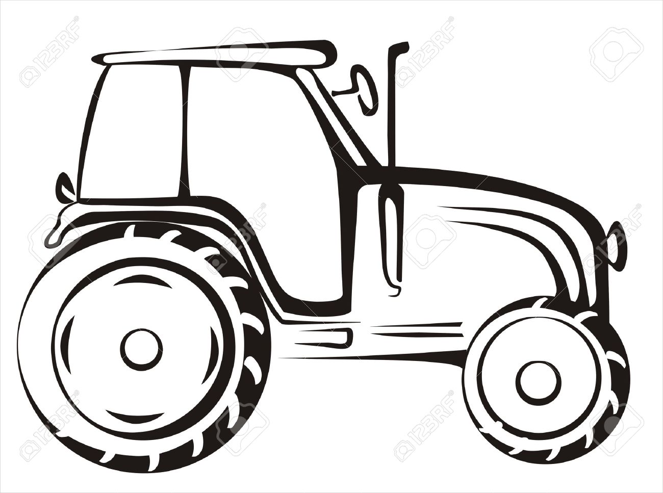 1300x967 Tractor Silhouette Clipart