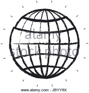 305x320 Blurred Silhouette Front View Globe Earth World Stock Vector Art
