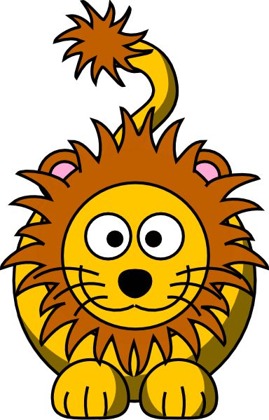 384x599 Lion Clipart