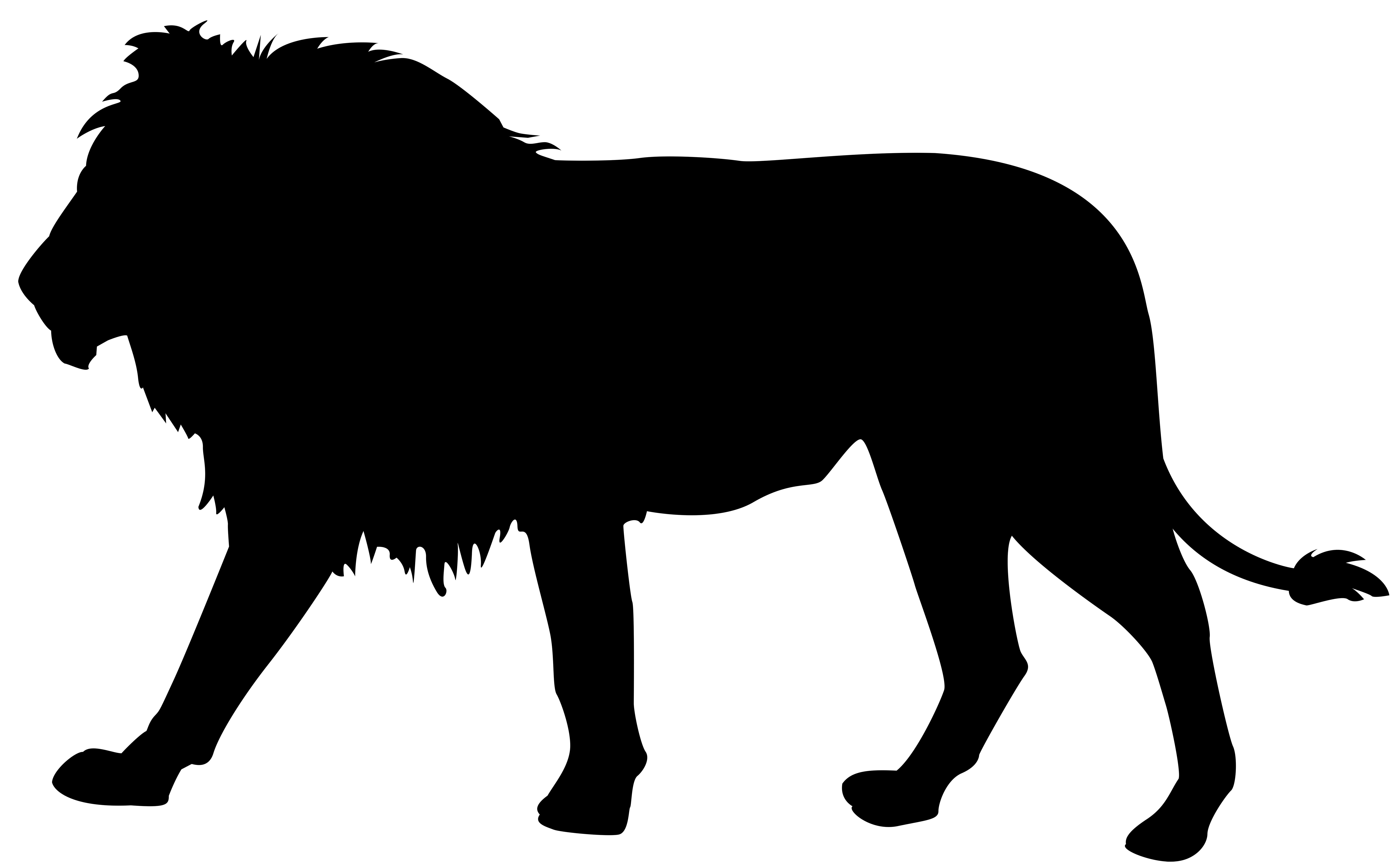 8000x4960 Lion King Silhouette