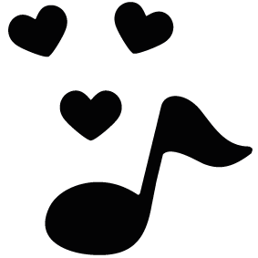 283x283 Love Song Silhouette Silhouette Of Love Song