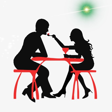 472x472 Lovers, Color, Couple Silhouette, Valentine's Day Png And Psd