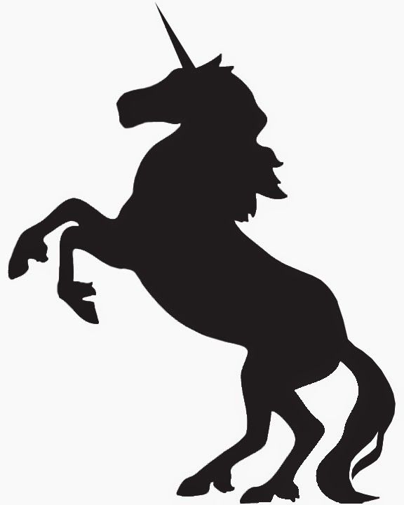 576x720 Unicorn. Magic Horse With Horn And Wings. Unicorn Silhouette