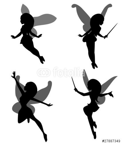 425x500 Fairy Silhouette Simple