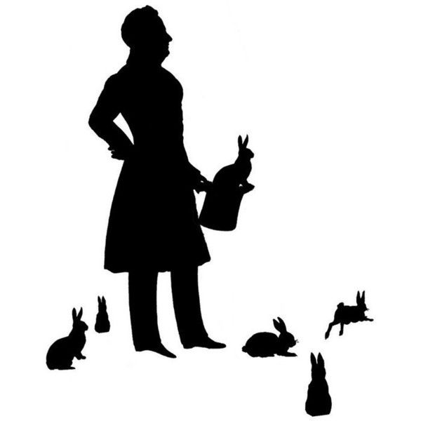 600x600 The Magician Silhouette Print Liked On Polyvore Featuring