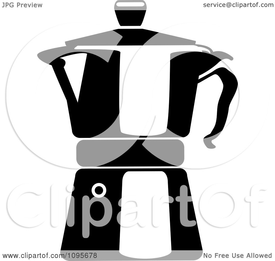 1080x1024 Clipart Black And White Coffee Maker 2