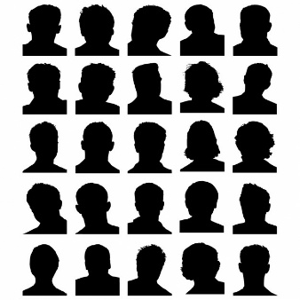 338x338 Male Head Silhouette Outline Masculine