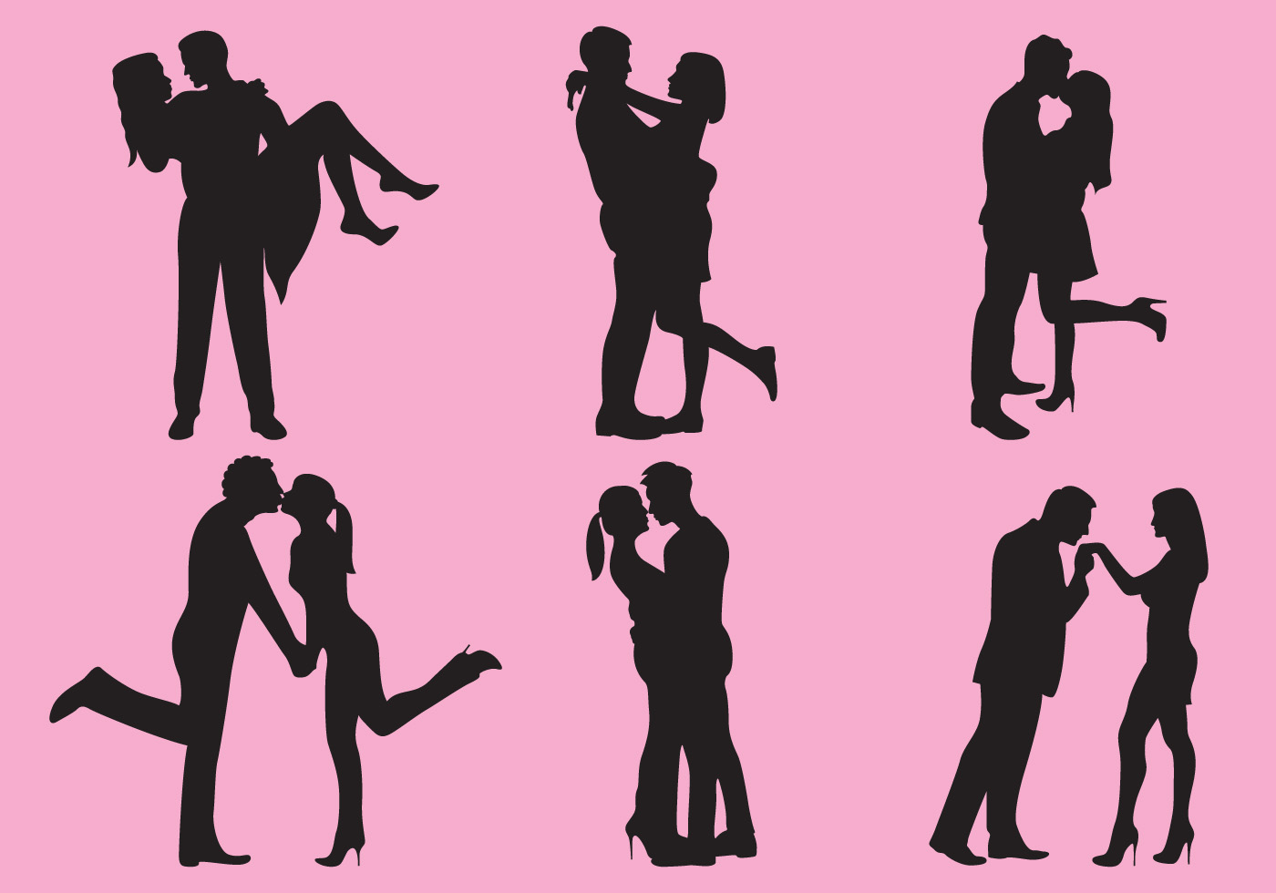 1400x980 Woman And Man Love Silhouettes