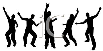350x175 Silhouette Of Men Dancing