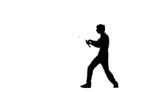 240x134 Video Slim Dancer Woman Dancing Latino, Slow Motion. White