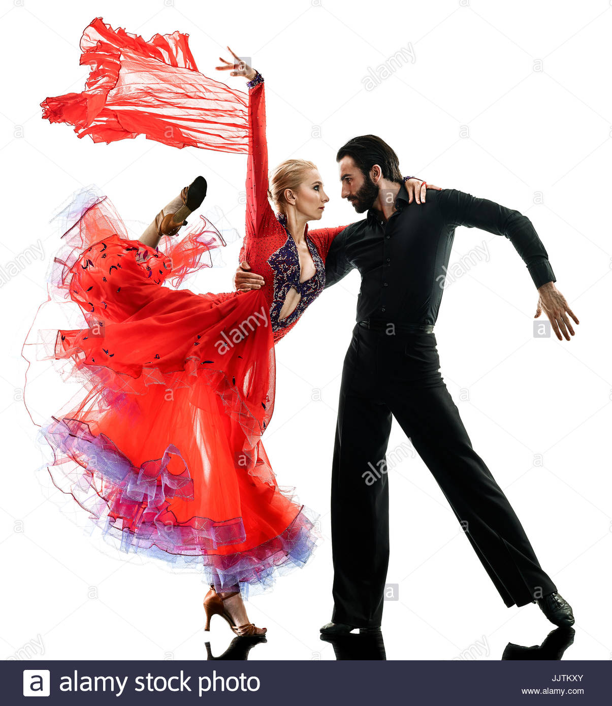1205x1390 One Caucasian Man And Woman Couple Ballroom Tango Salsa Dancer
