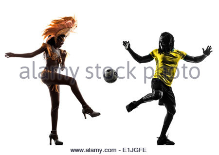 450x319 Brazilian Women Samba Dancer And Soccer Player Man Dancing
