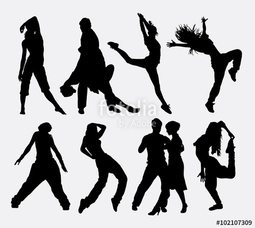 500x447 Cool Dancing 4, Man And Woman Dancer Profession Activity