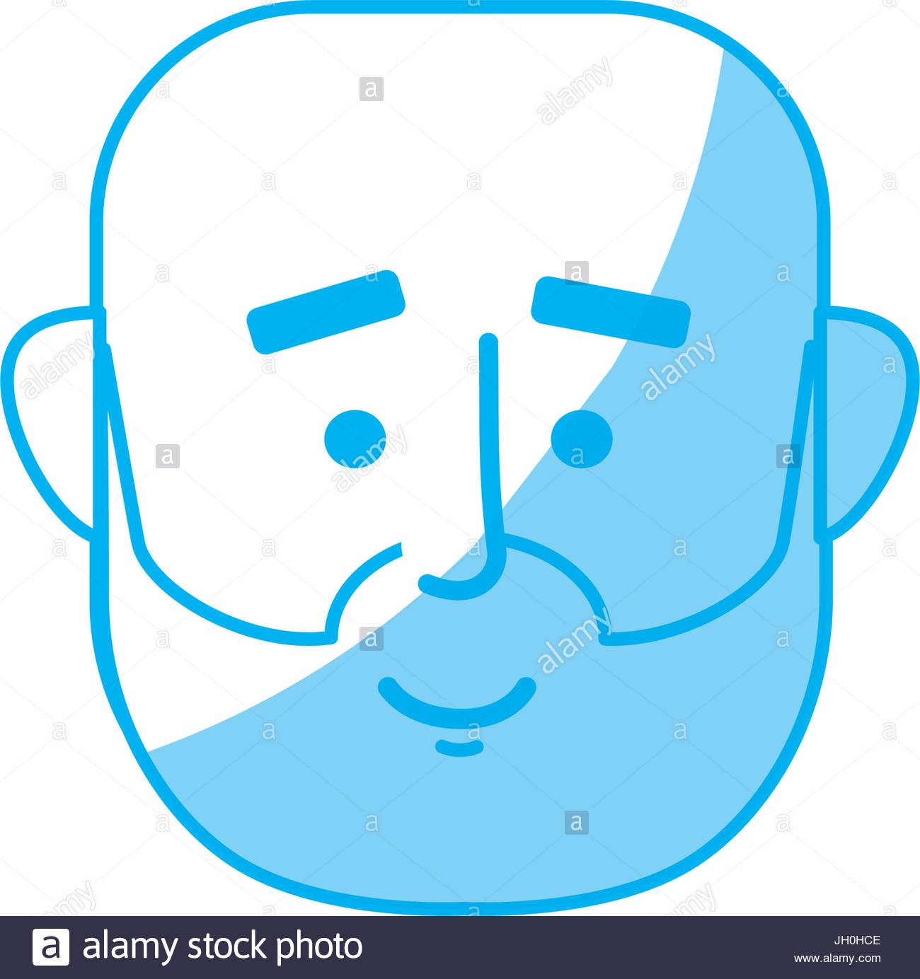 1300x1384 Silhouette Man Face With Hairstyle Design Stock Vector Art