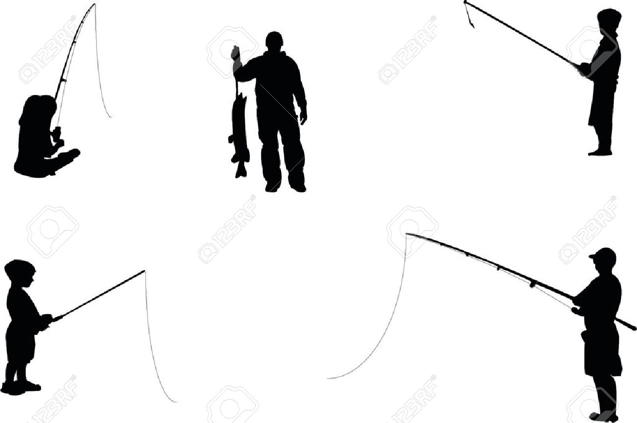 1300x864 Best Fishing Silhouette