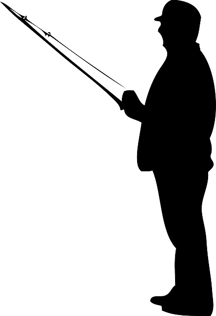 438x640 Fisherman, Silhouette, Fishing, Rod