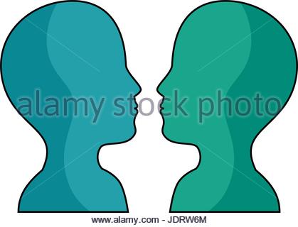 419x320 Man Head Silhouette Stock Vector Art Amp Illustration, Vector Image