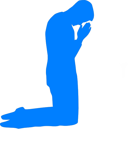 540x594 Praying Man Clip Art