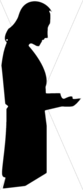 268x612 Silhouette Of Petition To God Prayer Clipart