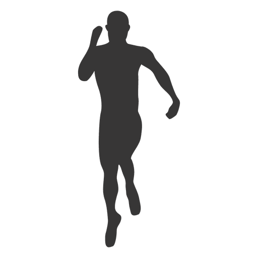 512x512 Man Running Silhouette